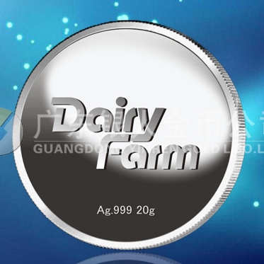 2015年3月制造  香港萬寧集團(tuán)公司千足銀紀(jì)念銀章訂制