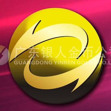 2015年3月定制　中經(jīng)萬(wàn)達(dá)金銀純金胸章定制、制作純金胸章