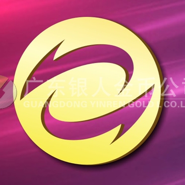 2015年3月定制　中經(jīng)萬(wàn)達(dá)純金徽章定制、千足金徽章定制