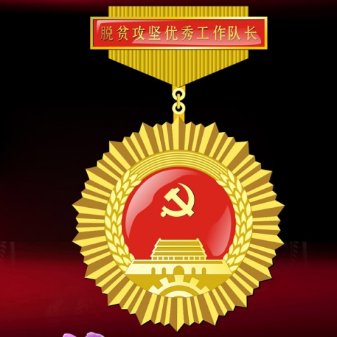 陜西定制　脫貧攻堅(jiān)優(yōu)秀工作隊(duì)長獎(jiǎng)?wù)轮谱? title=