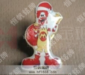 麥當勞快餐店圣誕節(jié)節(jié)日卡通徽章