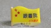 STX大連集團(tuán)公司胸章,水晶滴塑胸章