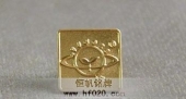 金屬K金胸針,金屬K金徽標