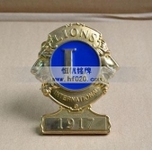 國(guó)際獅子會(huì)純金徽標(biāo),黃金徽章,黃金金銀定制