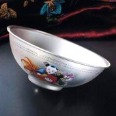 年年有余銀碗批發(fā)定制、純銀餐具定做批發(fā)銷售