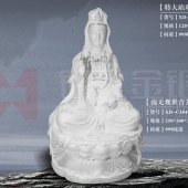 觀音像純銀擺件、觀音菩薩純銀工藝品