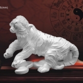 十二生肖虎純銀擺件、純銀十二生肖銀紀念品制品