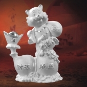 抱魚(yú)虎純銀紀(jì)念禮品