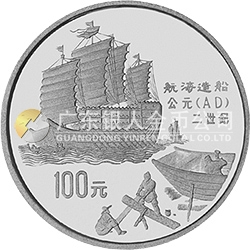 中國古代科技發(fā)明發(fā)現(xiàn)金銀鉑紀(jì)念幣（第1組）1盎司圓形鉑質(zhì)紀(jì)念幣