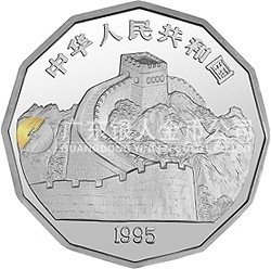 中國(guó)近代名畫(huà)系列金銀紀(jì)念幣（第2組）2/3盎司十二邊形銀質(zhì)紀(jì)念幣