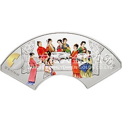 中國古典文學(xué)名著——《紅樓夢》彩色金銀紀(jì)念幣（第二組）5盎司彩色銀質(zhì)紀(jì)念幣