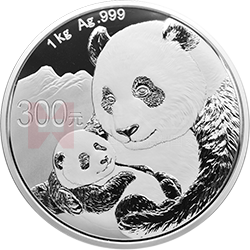 2019版熊貓金銀紀(jì)念幣1公斤圓形銀質(zhì)紀(jì)念幣