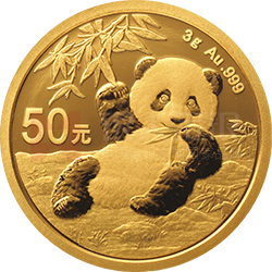 2020版熊貓金銀紀(jì)念幣3克圓形金質(zhì)紀(jì)念幣