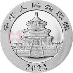 2022版熊貓貴金屬紀(jì)念幣30克圓形鉑質(zhì)紀(jì)念幣